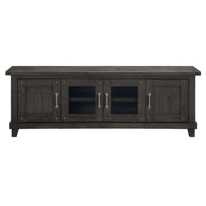Modus Furniture - Yosemite Solid Wood Four Door Media Console in Cafe veiw 2