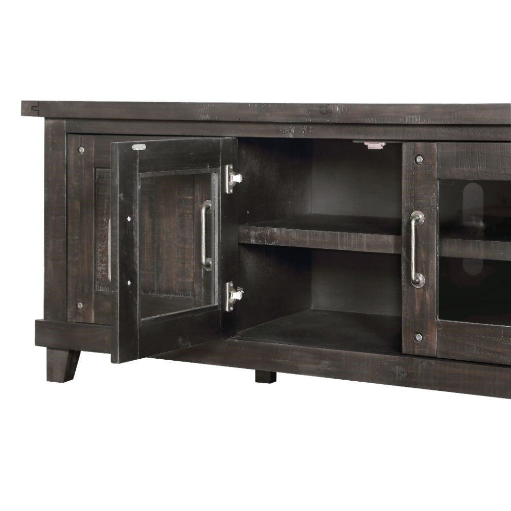 Modus Furniture - Yosemite Solid Wood Four Door Media Console in Cafe veiw 4
