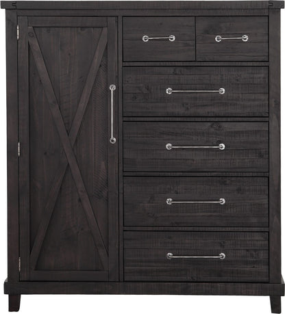 Modus Furniture - Yosemite Solid Wood Gentleman's Chest in Cafe - 7YC984GA view 2