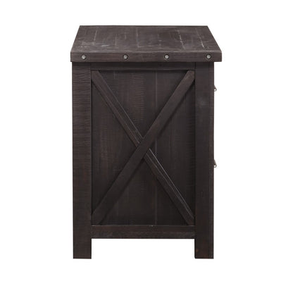Modus Furniture - Yosemite Solid Wood Lateral File Cabinet in Cafe - 7YC918 veiw 4