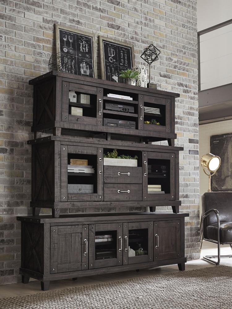 Modus Furniture - Yosemite Solid Wood Media Console in Cafe - 7YC926 veiw 3