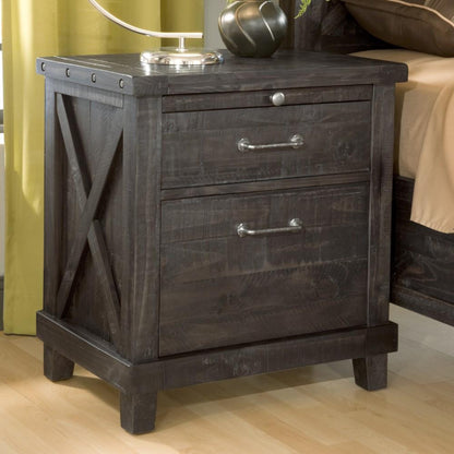 Modus Furniture - Yosemite Solid Wood Nightstand in Cafe veiw 1