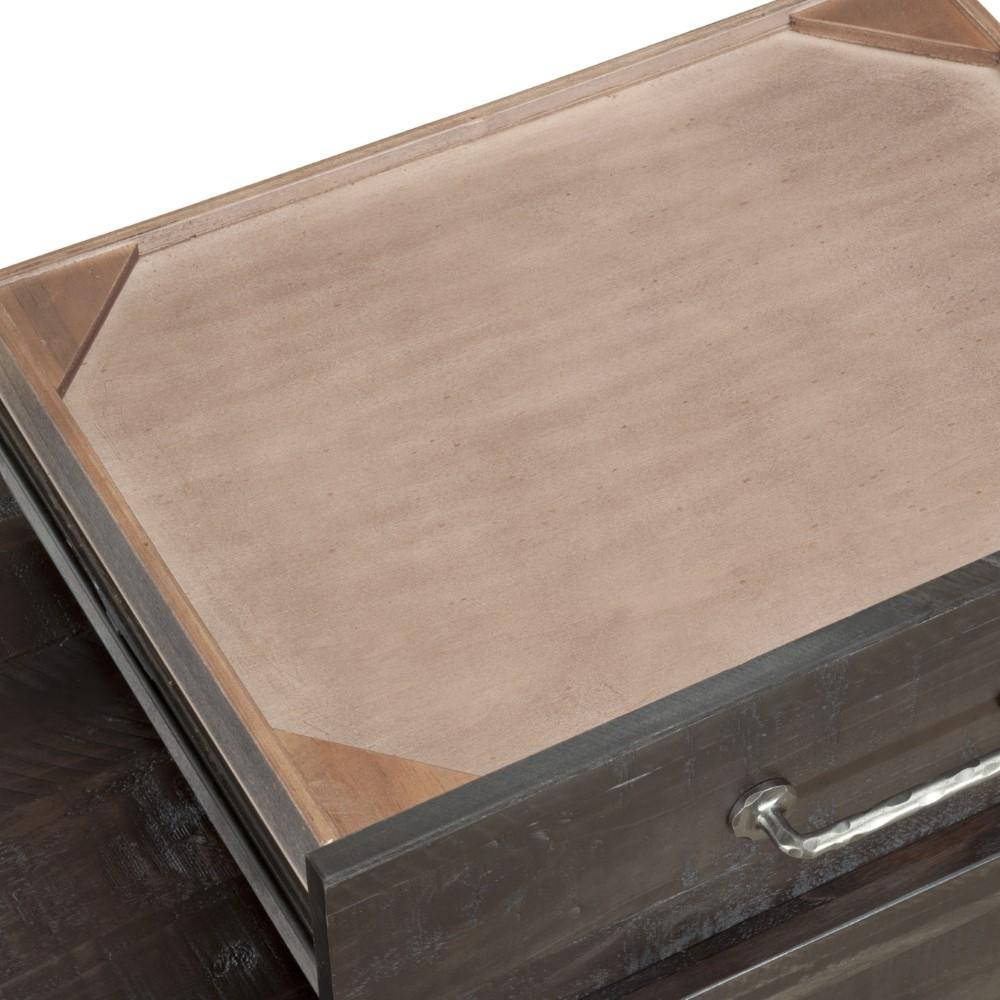 Modus Furniture - Yosemite Solid Wood Nightstand in Cafe veiw 7