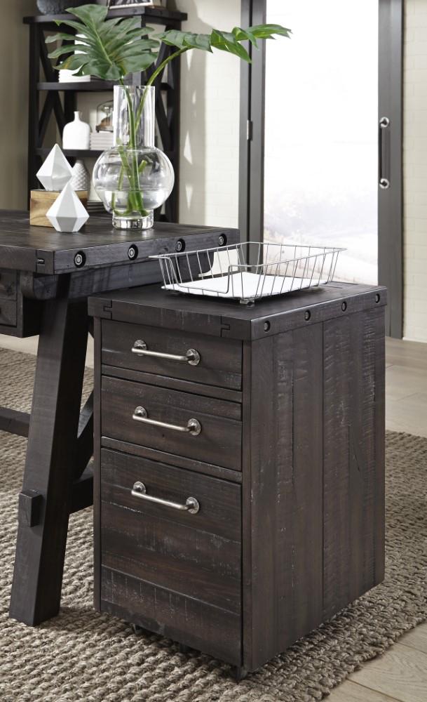 Modus Furniture - Yosemite Solid Wood Rollling File Cabinet in Cafe - 7YC917 veiw 1