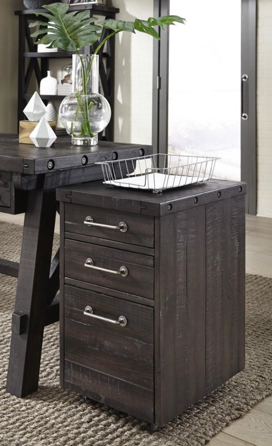 Modus Furniture - Yosemite Solid Wood Rollling File Cabinet in Cafe - 7YC917 veiw 1