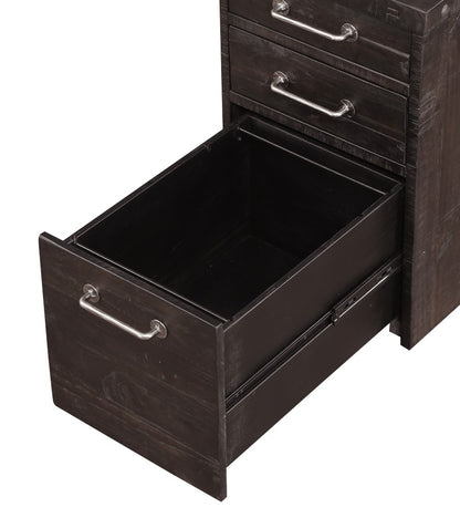 Modus Furniture - Yosemite Solid Wood Rollling File Cabinet in Cafe - 7YC917 veiw 7