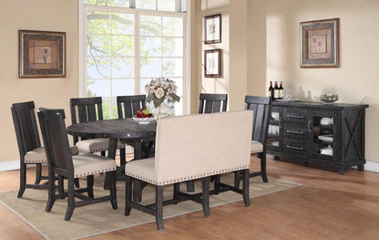 Modus Furniture - Yosemite Solid Wood Round Extension Table - 7YC961R veiw 9