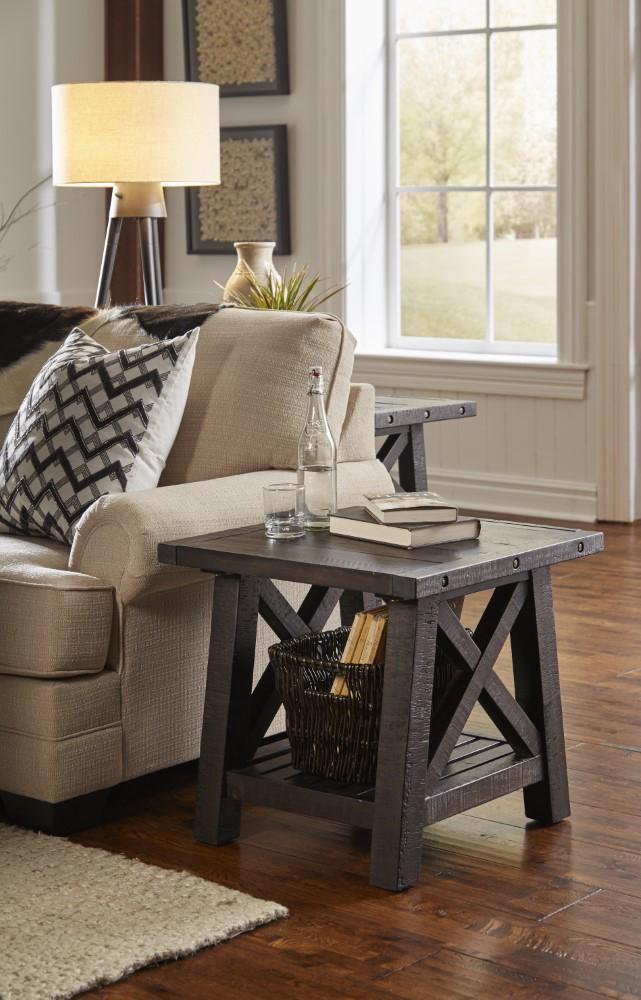 Modus Furniture - Yosemite Solid Wood Side Table in Cafe - 7YC922 veiw 1