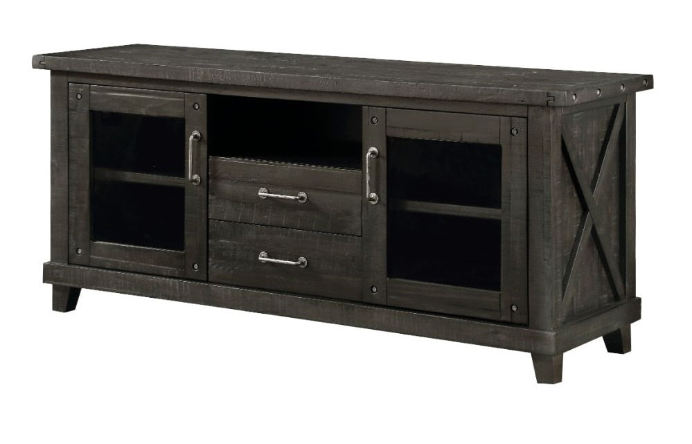Modus Furniture - Yosemite Solid Wood Two Drawer Media Console in Cafe veiw 1