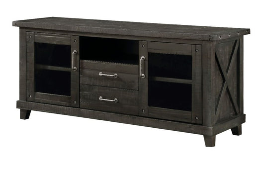 Modus Furniture - Yosemite Solid Wood Two Drawer Media Console in Cafe veiw 1
