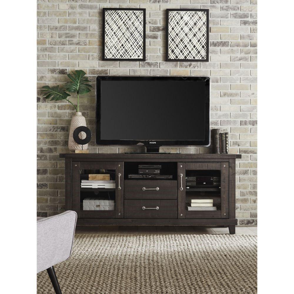 Modus Furniture - Yosemite Solid Wood Two Drawer Media Console in Cafe veiw 3