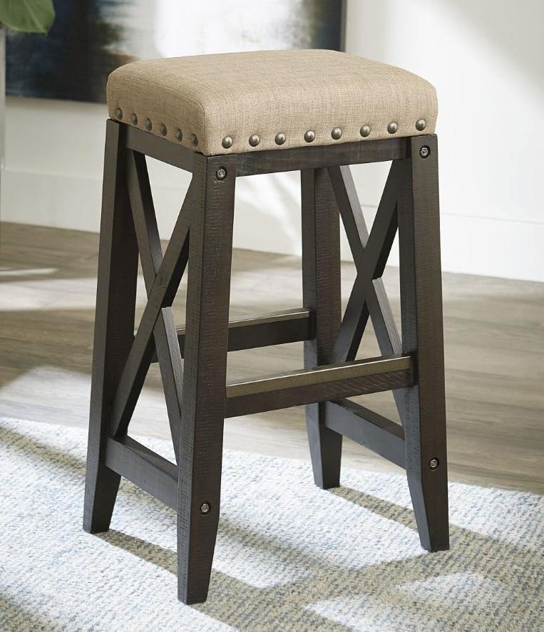 Modus Furniture - Yosemite Solid Wood Upholstered Bar Stool in Cafe - 7YC968U veiw 1
