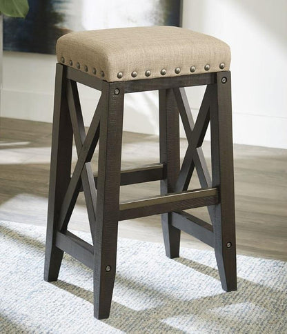 Modus Furniture - Yosemite Solid Wood Upholstered Bar Stool in Cafe - 7YC968U veiw 1
