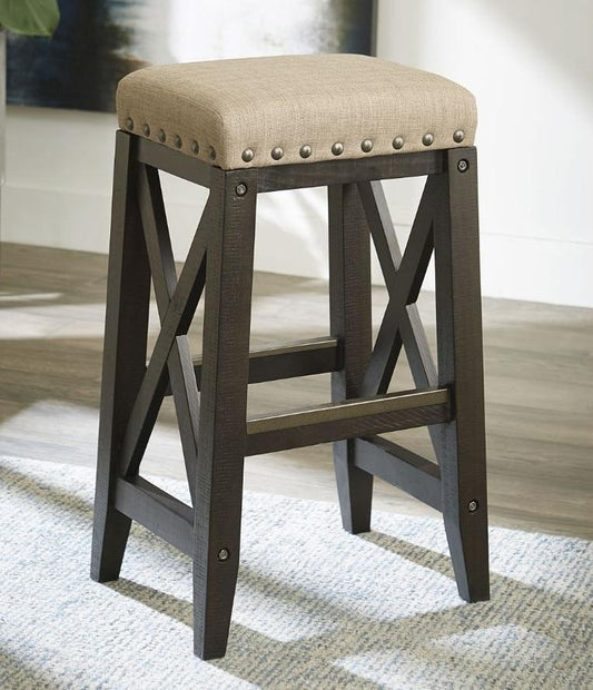 Modus Furniture - Yosemite Solid Wood Upholstered Bar Stool in Cafe - 7YC968U veiw 1