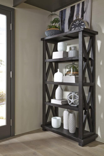 Modus Furniture - Yosemite Solid Wook Bookcase in Cafe - 7YC91939 veiw 1