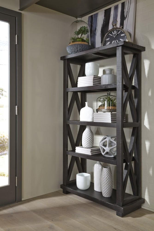 Modus Furniture - Yosemite Solid Wook Bookcase in Cafe - 7YC91939 veiw 1