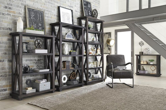 Modus Furniture - Yosemite Solid Wook Bookcase in Cafe - 7YC91939 veiw 2