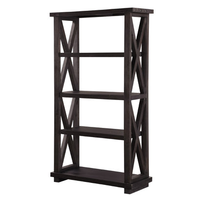 Modus Furniture - Yosemite Solid Wook Bookcase in Cafe - 7YC91939 veiw 3