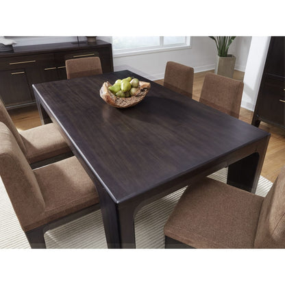 Modus Furniture - Zamba Chenille Upholstered Acacia Wood Dining Chair in Pineapple and Jaguar Set of 2 - UKXT64 view 16