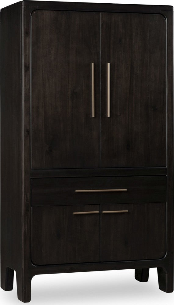 Modus Furniture - Zamba Four Door One Drawer Acacia Bar Cabinet in Jaguar - UKXT79 view 1
