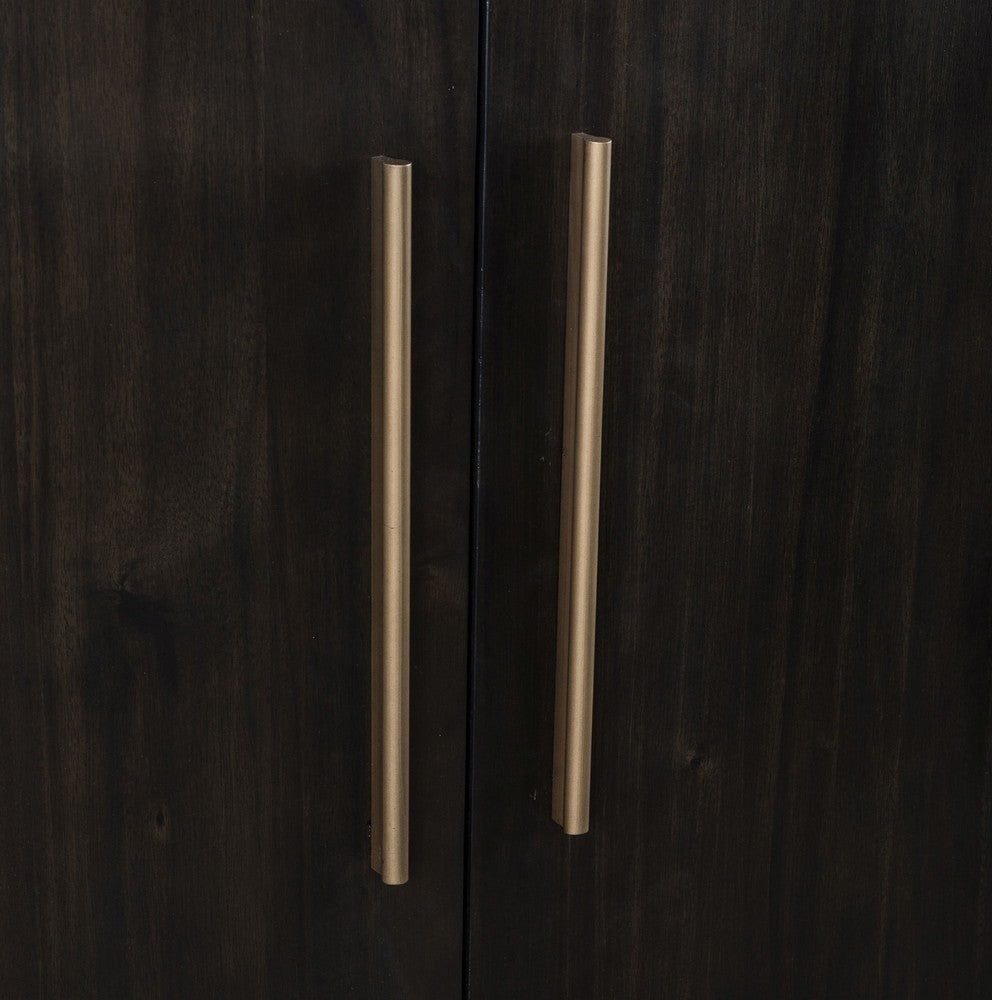 Modus Furniture - Zamba Four Door One Drawer Acacia Bar Cabinet in Jaguar - UKXT79 view 7