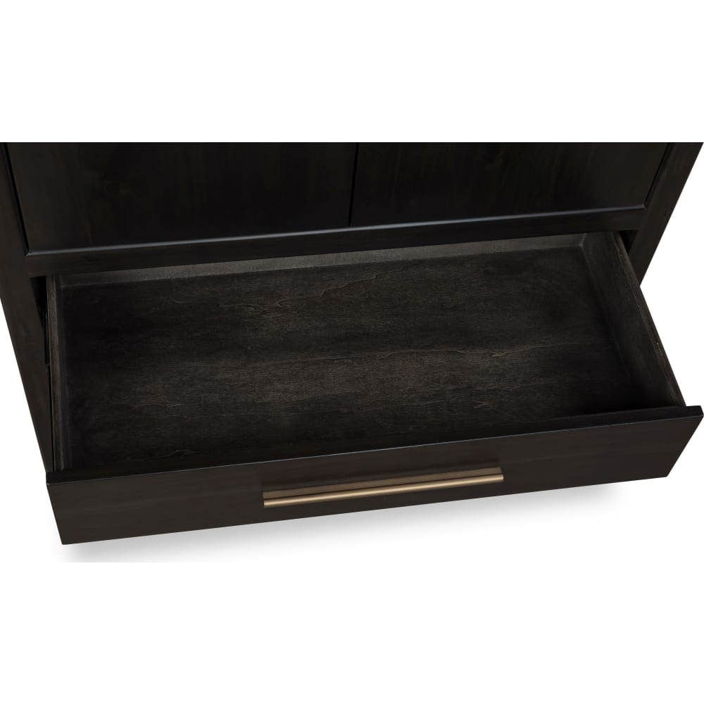 Modus Furniture - Zamba Four Door One Drawer Acacia Bar Cabinet in Jaguar - UKXT79 view 13