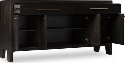Modus Furniture - Zamba Four Door Two Drawer Acacia Wood Sideboard in Jaguar - UKXT78 view 3