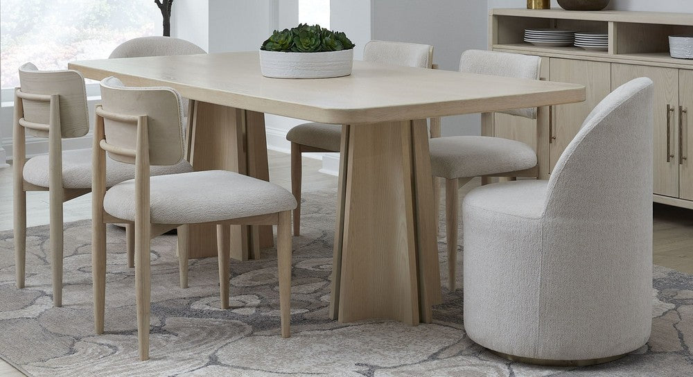 Modus Furniture - Zinnia Fully Upholstered Swivel Chair in Dune Chenille - RSTP64 view 9