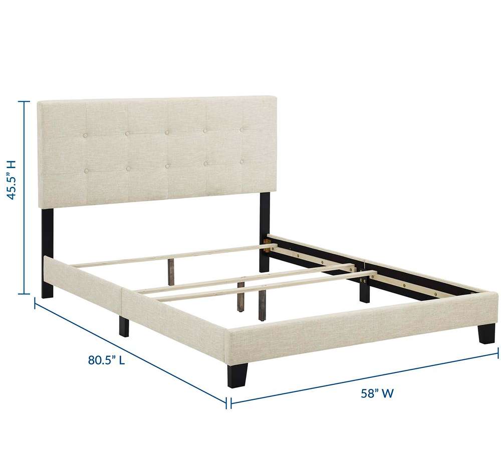 Modway - Amira Full Upholstered Fabric Bed - MOD-6000-BEI veiw 4