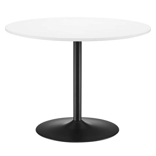Modway - Amuse 40in Dining Table - EEI-6249-BLK-WHI veiw 2