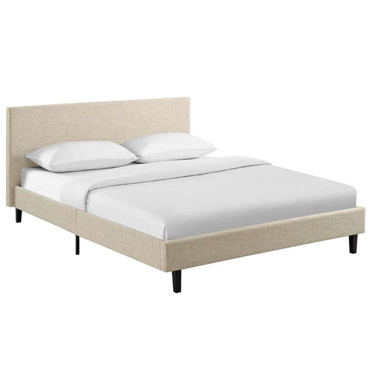 Modway - Anya Full Fabric Bed - MOD-5418-BEI veiw 1