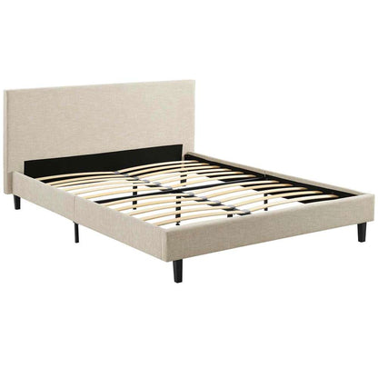Modway - Anya Queen Fabric Bed - MOD-5420-BEI veiw 2