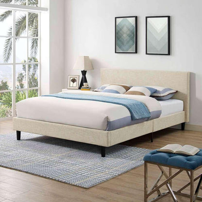 Modway - Anya Queen Fabric Bed - MOD-5420-BEI veiw 3