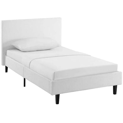 Modway - Anya Twin Fabric Bed - MOD-5416-WHI veiw 1