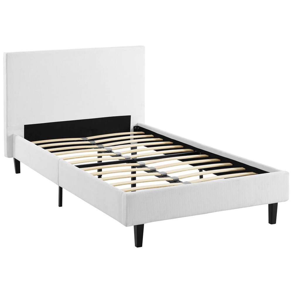 Modway - Anya Twin Fabric Bed - MOD-5416-WHI veiw 3