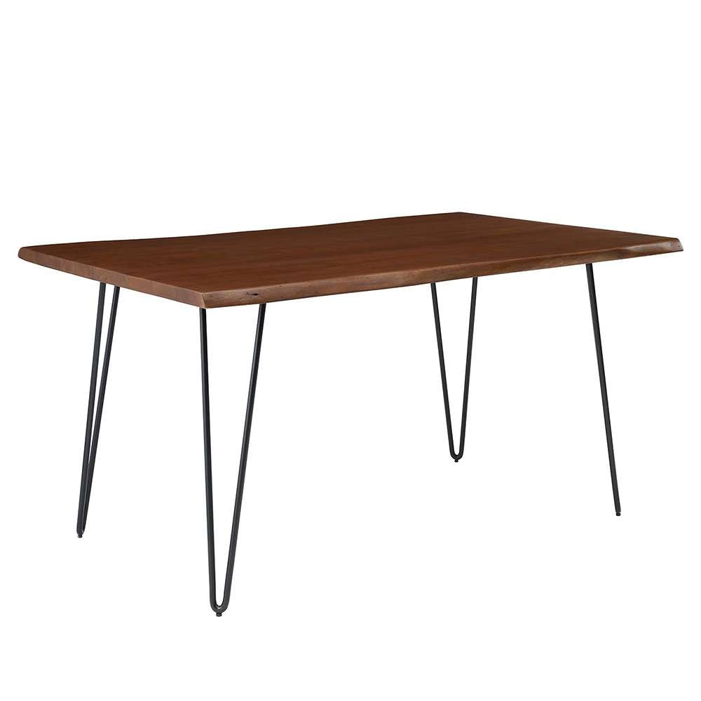Modway - Ardor 60in Live Edge Acacia Wood Acacia Wood Dining Table in Black Walnut - EEI-6059-BLK-WAL veiw 1