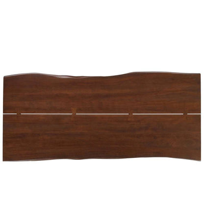 Modway - Ardor 96in Live Edge Acacia Wood Acacia Wood Dining Table - EEI-6072-GLD-WAL veiw 3
