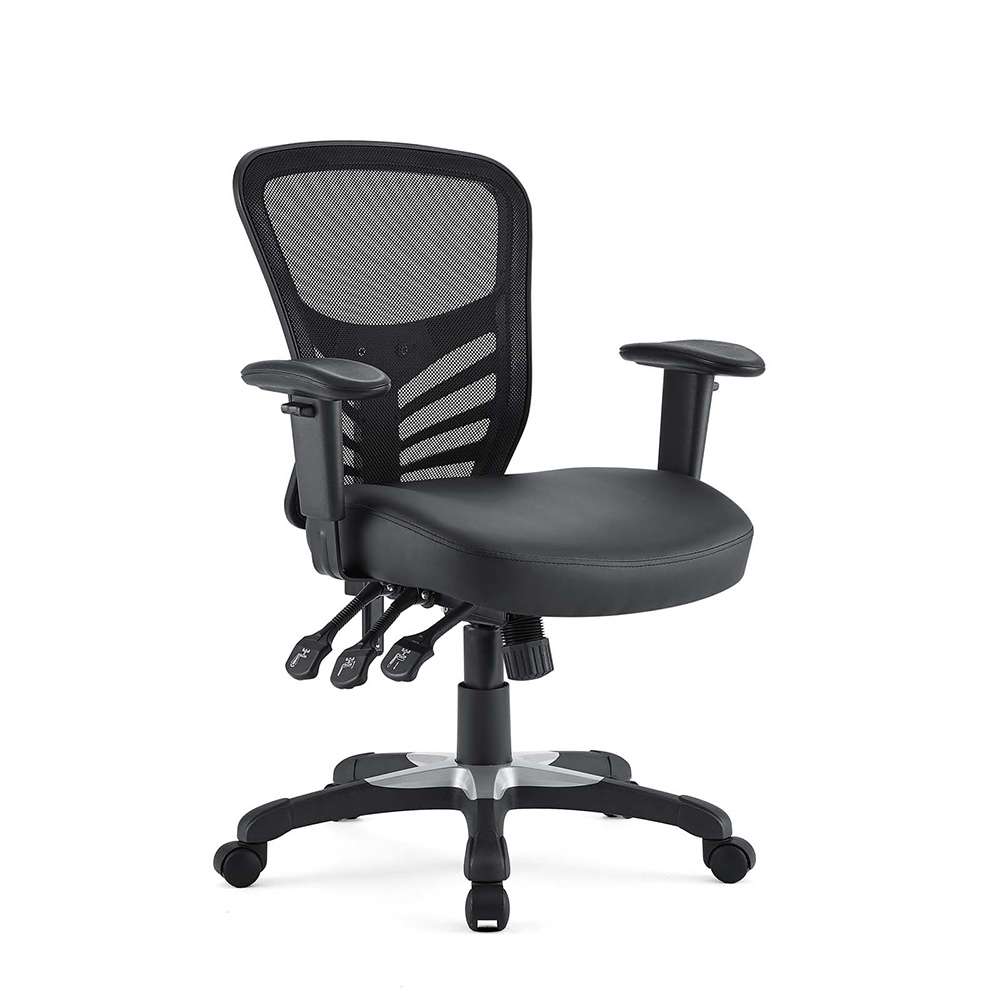 Modway - Articulate Vinyl Office Chair - EEI-755-BLK veiw 1
