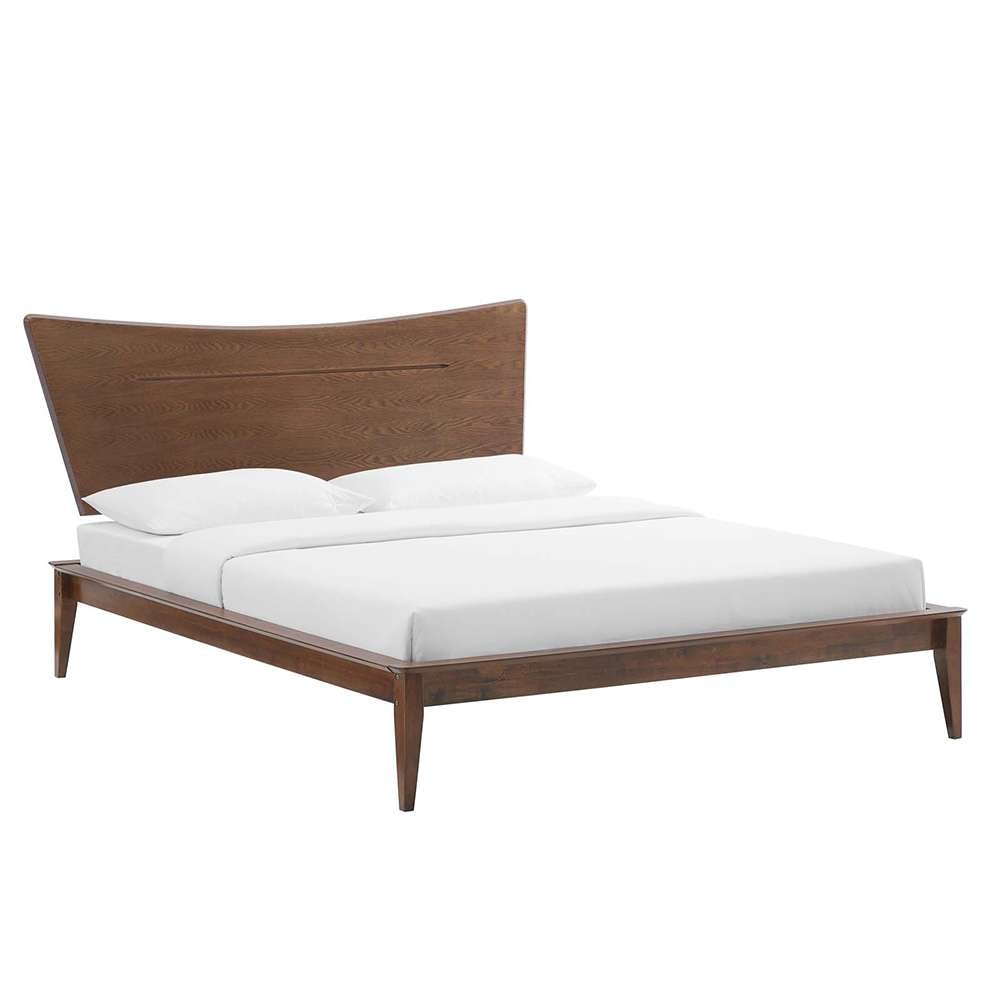 Modway - Astra King Wood Platform Bed - MOD-6251-WAL veiw 1