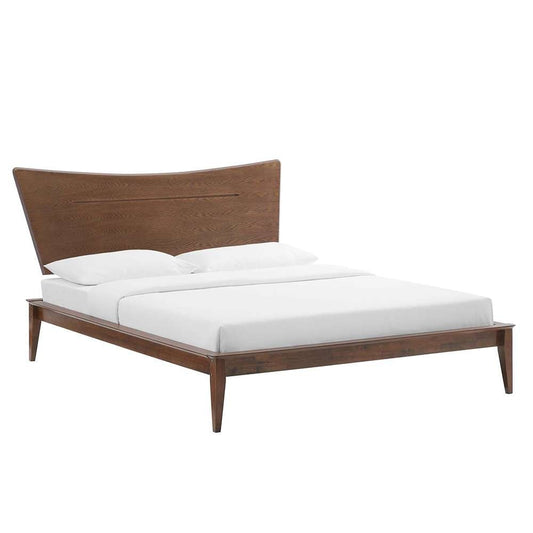 Modway - Astra King Wood Platform Bed - MOD-6251-WAL veiw 1