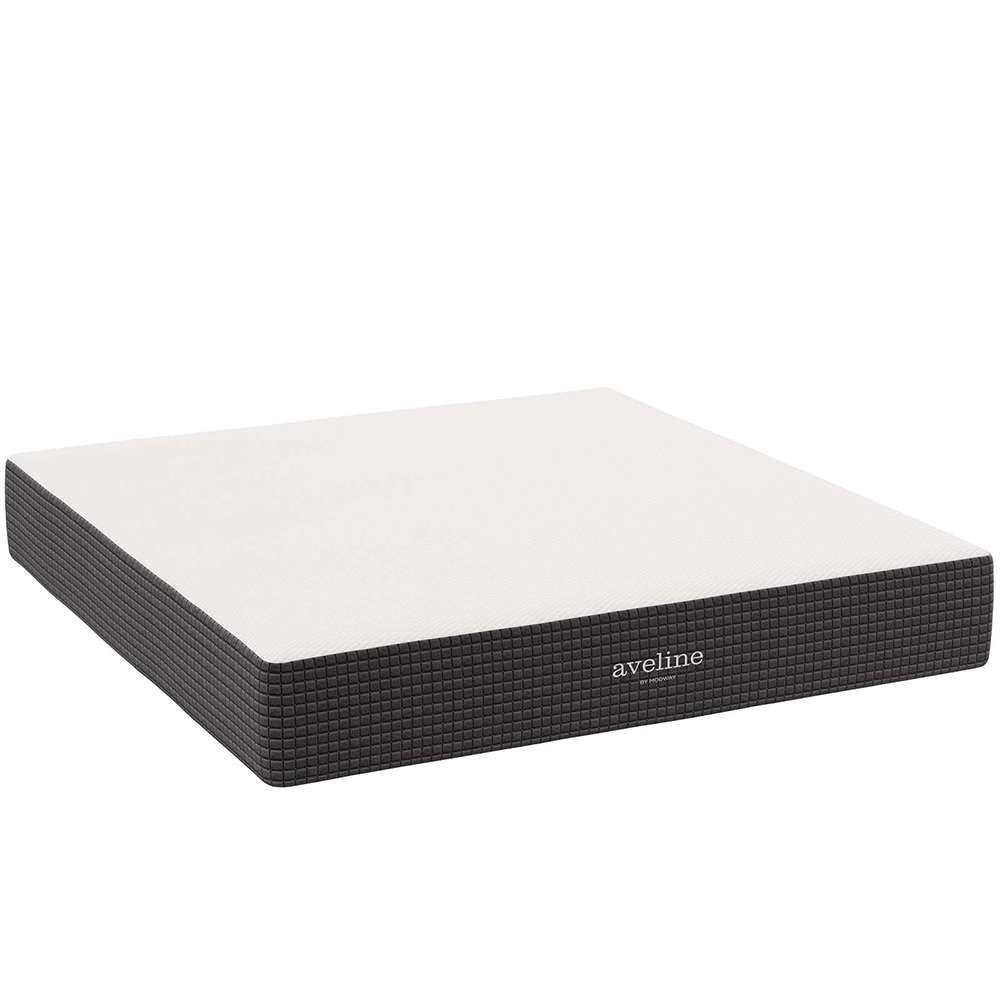 Modway - Aveline 12in Memory Foam King Mattress in White - MOD-6601-WHI veiw 1