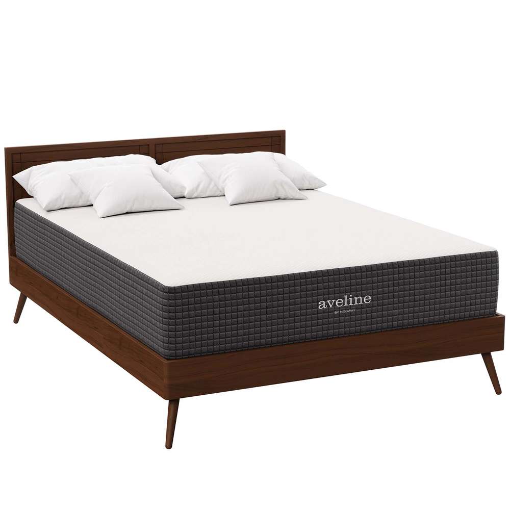 Modway - Aveline 12in Memory Foam Queen Mattress in White - MOD-6600-WHI veiw 4