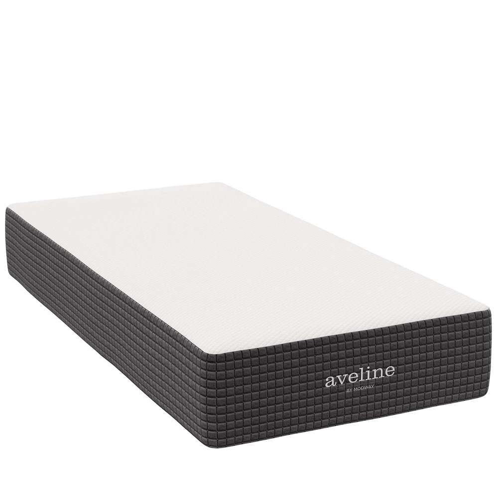 Modway - Aveline 12in Memory Foam Twin Mattress in White - MOD-6598-WHI veiw 2