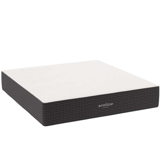 Modway - Aveline 14in Memory Foam King Mattress in White - MOD-6605-WHI veiw 1