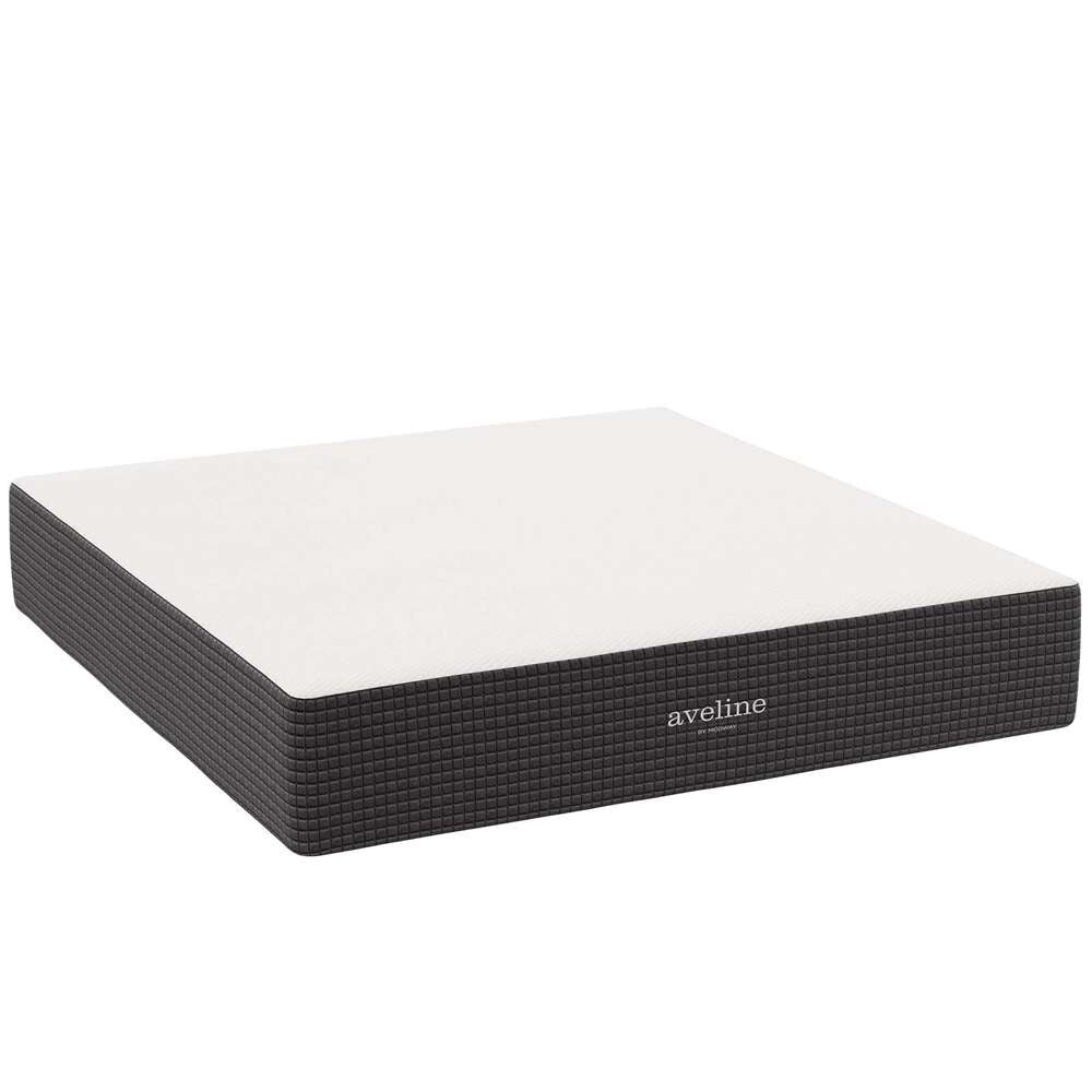 Modway - Aveline 14in Memory Foam King Mattress in White - MOD-6605-WHI veiw 2