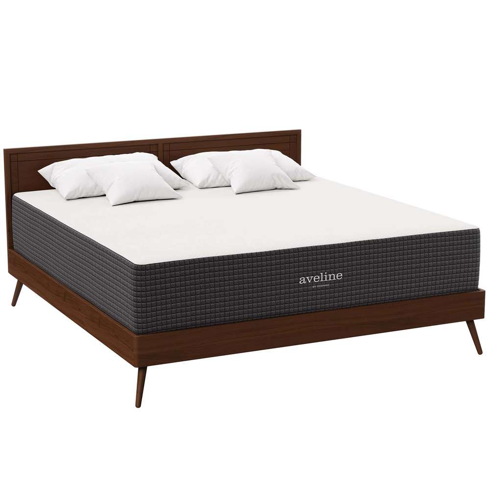 Modway - Aveline 14in Memory Foam King Mattress in White - MOD-6605-WHI veiw 4