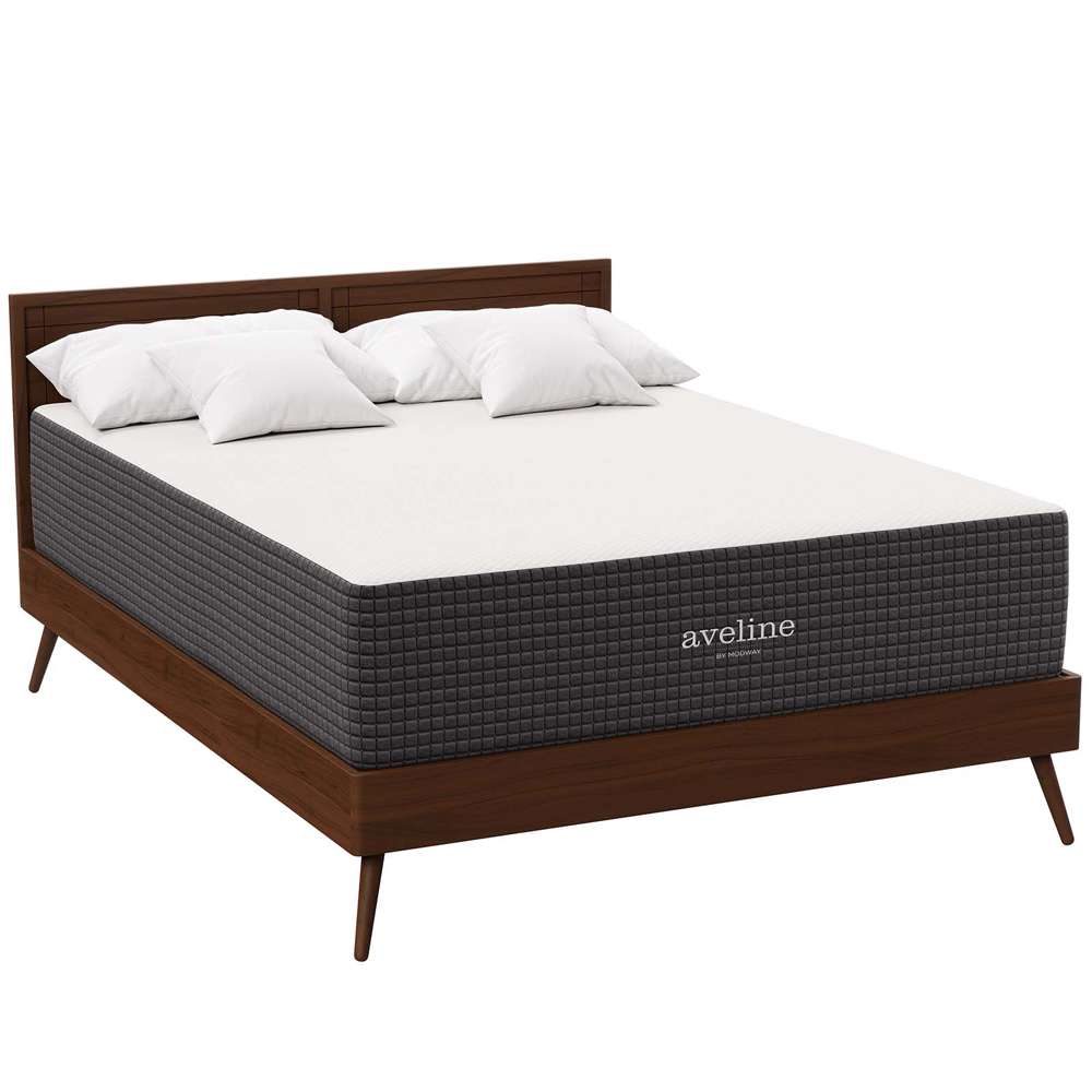 Modway - Aveline 14in Memory Foam Queen Mattress in White - MOD-6604-WHI veiw 4