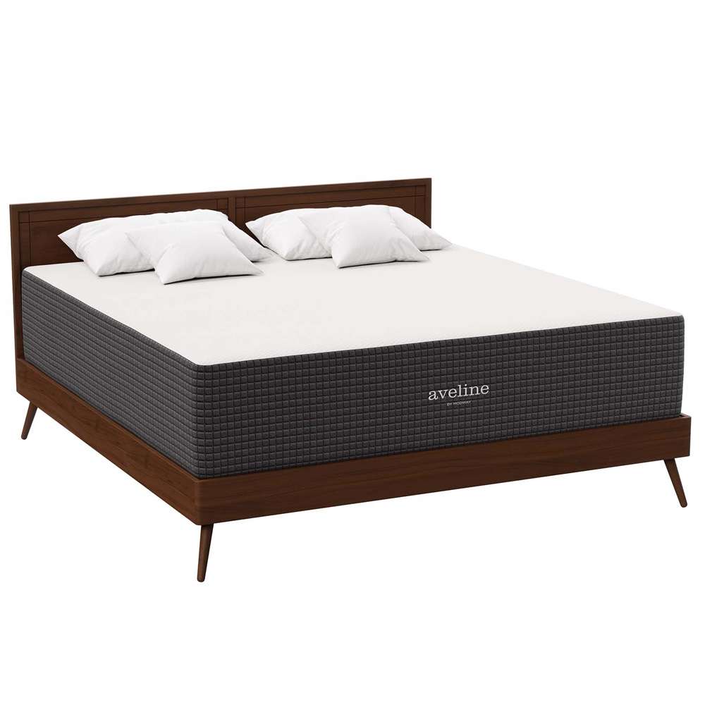 Modway - Aveline 16in Memory Foam King Mattress in White - MOD-6609-WHI veiw 4