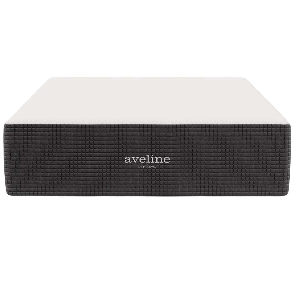 Modway - Aveline 16in Memory Foam Queen Mattress in White - MOD-6608-WHI veiw 3