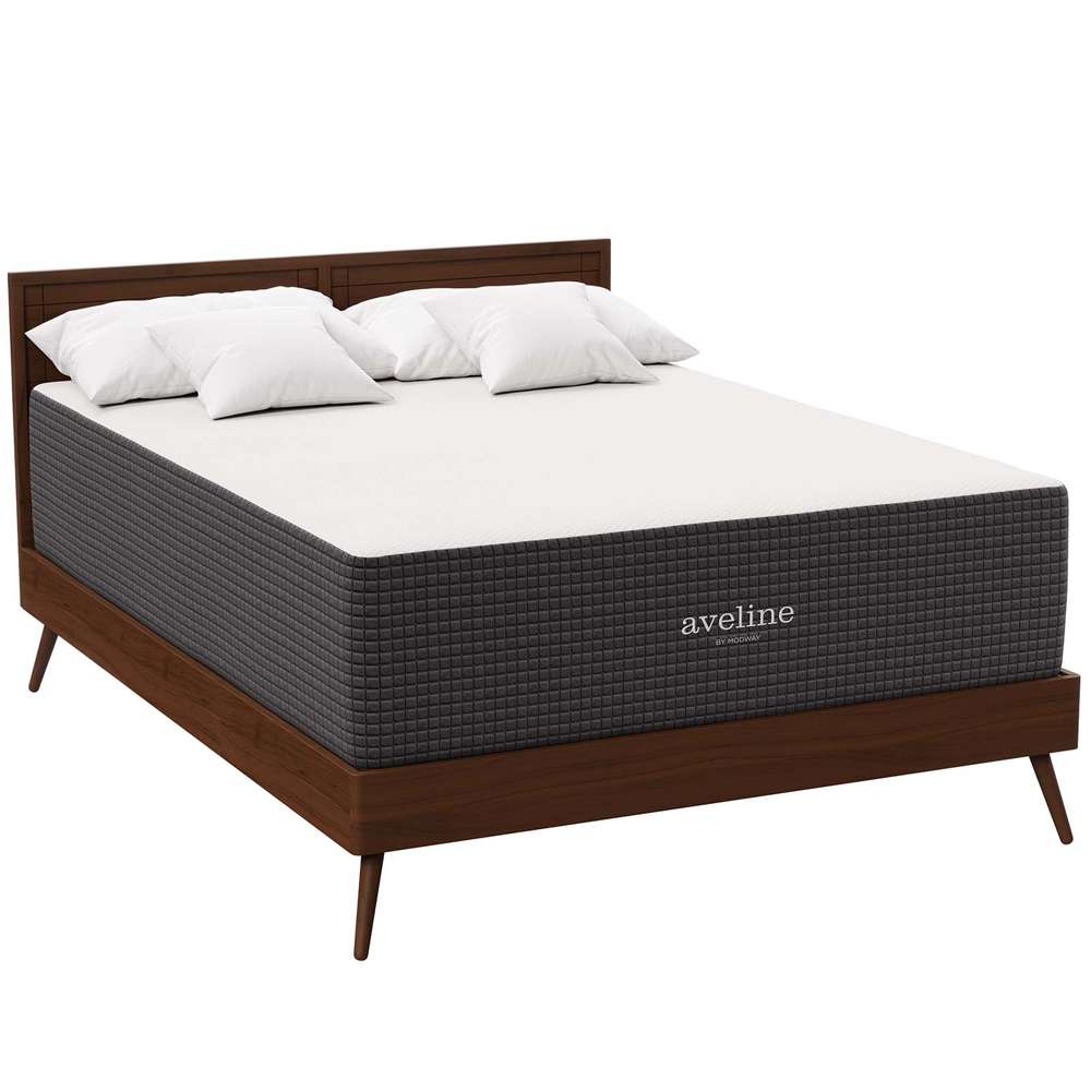 Modway - Aveline 16in Memory Foam Queen Mattress in White - MOD-6608-WHI veiw 4